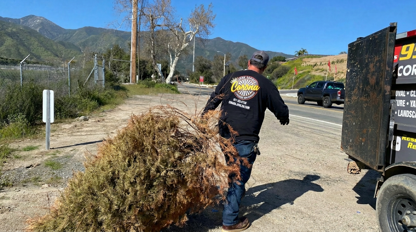 Temescal Valley yard waste removal